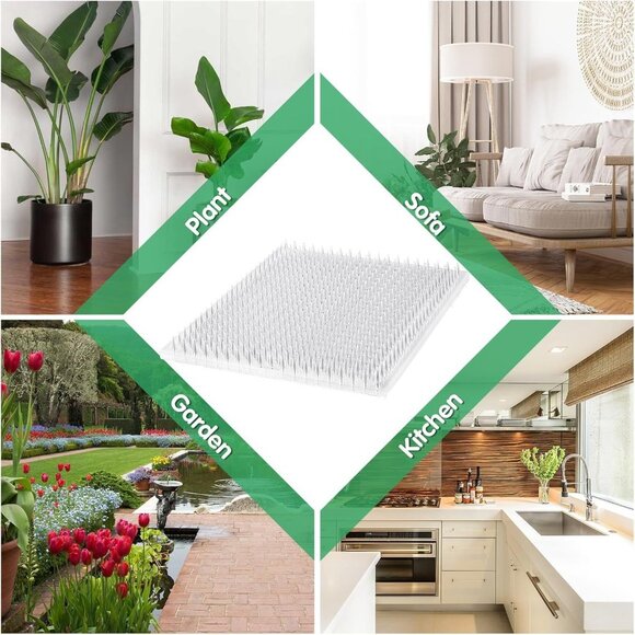 Zipcase Cat Repellent Scat Mat 16" X 13" For Cats & Birds 16 Pack Indoor Outdoor - Picture 7 of 10